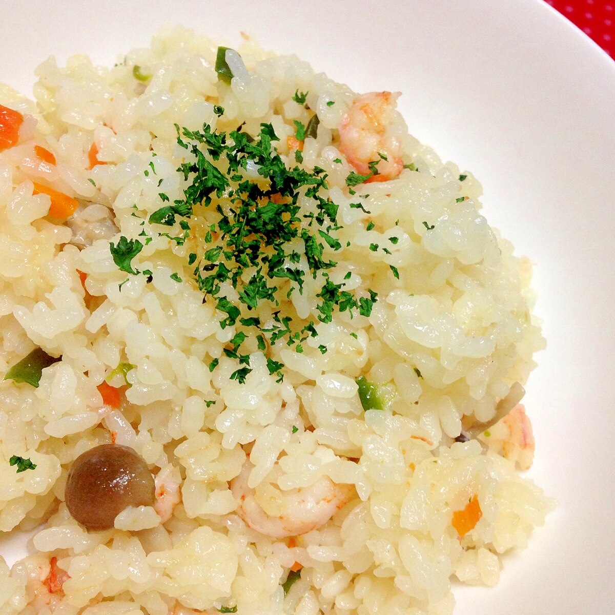 炊飯器de簡単 エビピラフ レシピ 作り方 By いちごみるく 楽天レシピ